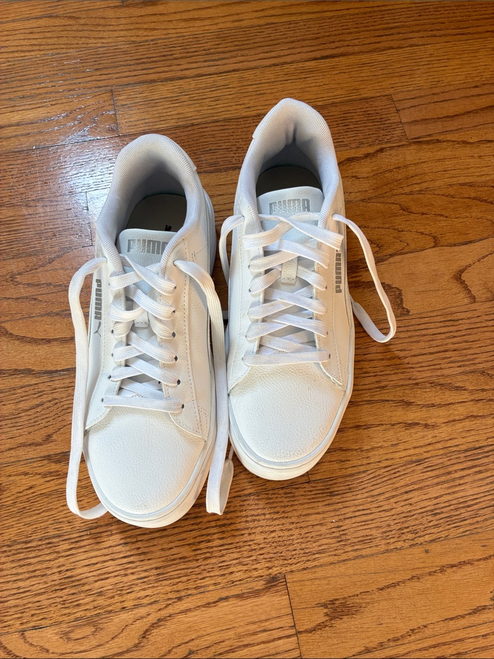 PUMA womenโs platform Sneakers worn once